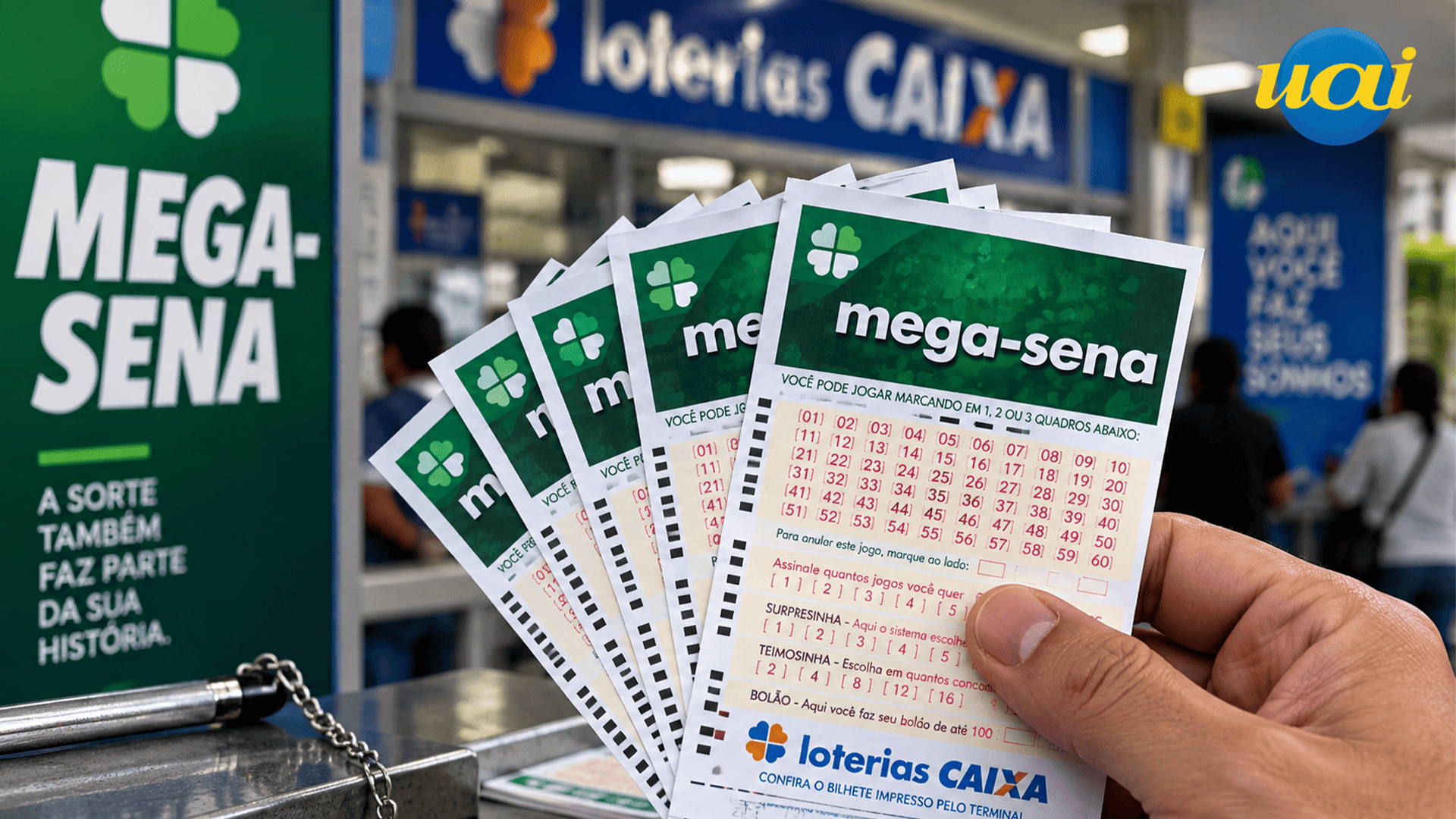 Concurso 3.072 não teve ganhadores na faixa principal. Ao todo, 140 apostas acertaram cinco dezenas e outras 9.261 fizeram a quadra.